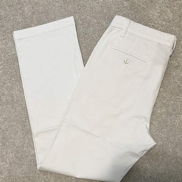 Nautica Classic Fit Cream Trousers - Picture 5 of 6